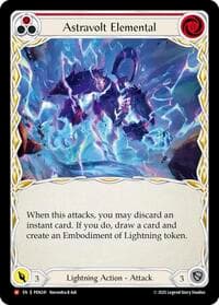 Astravolt Elemental (Red) - Compendium of Rathe - Flesh and Blood TCG card