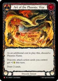 Art Of The Phoenix: War (Red) - Compendium of Rathe - Flesh and Blood TCG card