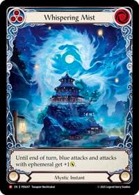 Whispering Mist (Blue) (Extended Art) - Compendium of Rathe - Flesh and Blood TCG card