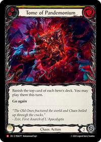 Tome Of Pandemonium (Yellow) - Compendium of Rathe - Flesh and Blood TCG card