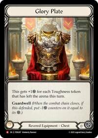 Glory Plate - Compendium of Rathe - Flesh and Blood TCG card