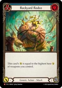 Rockyard Rodeo (Blue) - Compendium of Rathe - Flesh and Blood TCG card