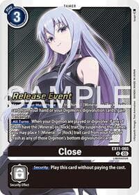 Close - Dawn of Liberator Release Event Cards - Digimon Card Game card