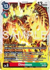 Dinomon - Dawn of Liberator Release Event Cards - Digimon Card Game card