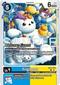Frigimon - Dawn of Liberator Release Event Cards - Digimon Card Game card
