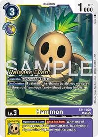 Hanimon - Dawn of Liberator Release Event Cards - Digimon Card Game card