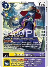 Karakurumon - Dawn of Liberator Release Event Cards - Digimon Card Game card