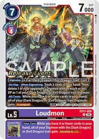 Loudmon - Dawn of Liberator Release Event Cards - Digimon Card Game card
