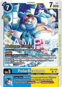 PolarBearmon - Dawn of Liberator Release Event Cards - Digimon Card Game card