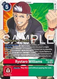 Ryutaro Williams - Dawn of Liberator Release Event Cards - Digimon Card Game card