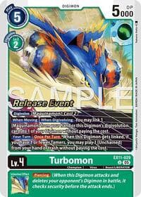 Turbomon - Dawn of Liberator Release Event Cards - Digimon Card Game card