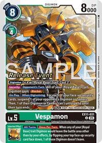 Vespamon - Dawn of Liberator Release Event Cards - Digimon Card Game card