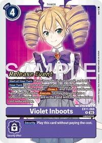 Violet Inboots - Dawn of Liberator Release Event Cards - Digimon Card Game card