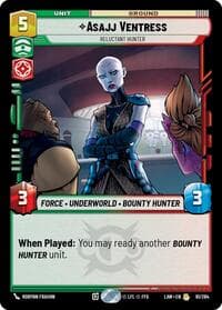 Asajj Ventress - Reluctant Hunter - A Lawless Time - Star Wars: Unlimited card