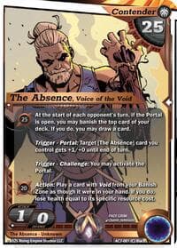 The Absence, Voice of the Void - Ancient Alphas - Alpha Clash card