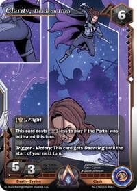 Clarity, Death on High - Ancient Alphas - Alpha Clash card