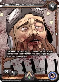 Iron Piston, Discovered - Ancient Alphas - Alpha Clash card