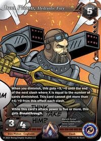 Iron Piston, Hydraulic Fury - Ancient Alphas - Alpha Clash card
