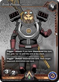 Iron Piston, Overdrive - Ancient Alphas - Alpha Clash card
