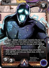 The Absence, Born of Nothing - Ancient Alphas - Alpha Clash card