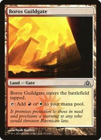 Boros Guildgate - Dragon's Maze - Magic: The Gathering card