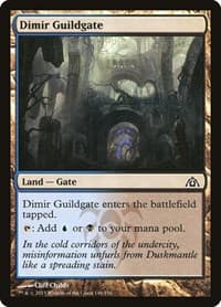 Dimir Guildgate - Dragon's Maze - Magic: The Gathering card