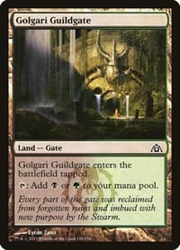 Golgari Guildgate - Dragon's Maze - Magic: The Gathering card