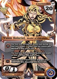 Valen Solariel, Healer of Eldralore - Ancient Alphas - Alpha Clash card