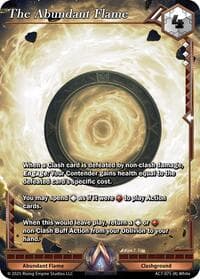 The Abundant Flame - Ancient Alphas - Alpha Clash card