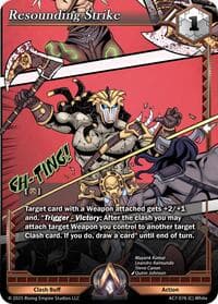 Resounding Strike - Ancient Alphas - Alpha Clash card