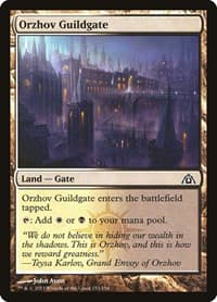 Orzhov Guildgate - Dragon's Maze - Magic: The Gathering card
