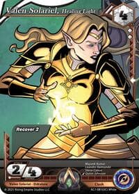 Valen Solariel, Healing Light - Ancient Alphas - Alpha Clash card