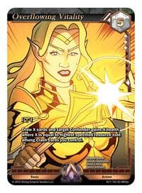 Overflowing Vitality - Ancient Alphas - Alpha Clash card