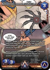 Kheprius, Emergent Threat - Ancient Alphas - Alpha Clash card