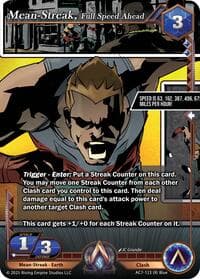 Mean-Streak, Full Speed Ahead - Ancient Alphas - Alpha Clash card