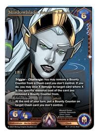 Shadowblade, Cybernetic Assassin - Ancient Alphas - Alpha Clash card