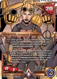Gearwin, Steampunk Engineer - Ancient Alphas - Alpha Clash card