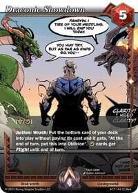 Draconic Showdown - Ancient Alphas - Alpha Clash card