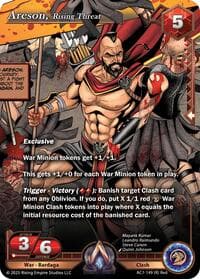 Areson, Rising Threat - Ancient Alphas - Alpha Clash card