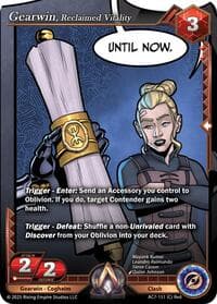 Gearwin, Reclaimed Vitality - Ancient Alphas - Alpha Clash card