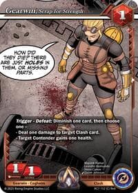 Gearwin, Scrap for Strength - Ancient Alphas - Alpha Clash card