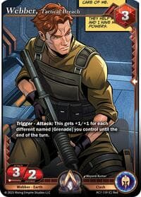 Webber, Tactical Breach - Ancient Alphas - Alpha Clash card