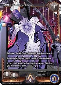 Entropy, Cost of Chaos - Ancient Alphas - Alpha Clash card