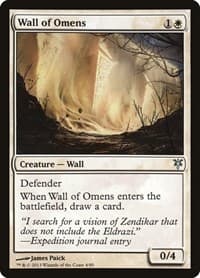 Wall of Omens - Duel Decks: Sorin vs. Tibalt - Magic: The Gathering card