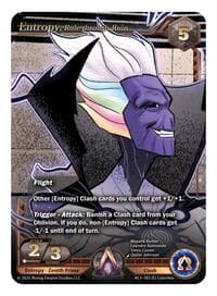 Entropy, Rule Through Ruin - Ancient Alphas - Alpha Clash card