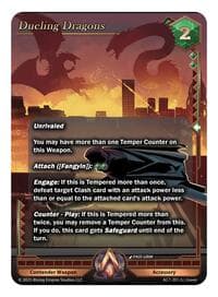 Dueling Dragons - Ancient Alphas - Alpha Clash card