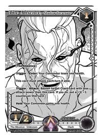 The Absence, Shadow Incarnate (Ink) - Ancient Alphas - Alpha Clash card