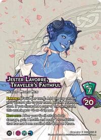 Jester Lavorre, Traveler's Faithful (Wedding Promo) - UniVersus Promos - UniVersus card