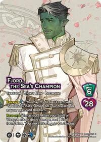 Fjord, the Sea's Champion (Wedding Promo) - UniVersus Promos - UniVersus card