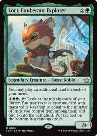 Loot, Exuberant Explorer - Promo Pack: Lorwyn Eclipsed - Magic: The Gathering card